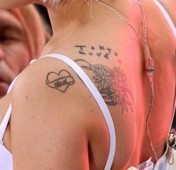 Lady Gaga Dad Tokyo Love Tattoos