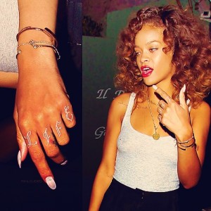Rihanna Thug Life Tattoo