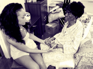 Rihanna and Grandmother