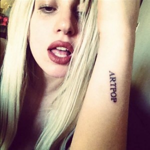 Lady Gaga Artpop Tattoo