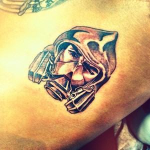 Chris Brown The Bandit Tattoo