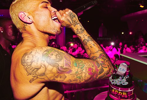 Chris Browns Sleeve Tattoos - Check Out Each Chris Brown Arm Tattoo