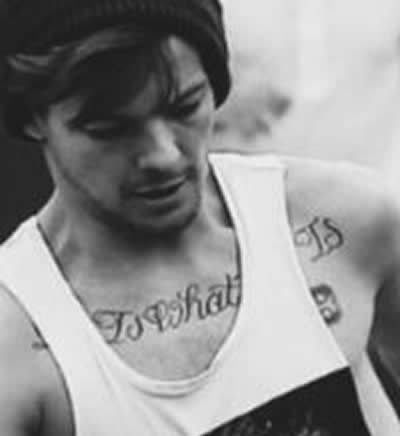 Louis chest tattoo
