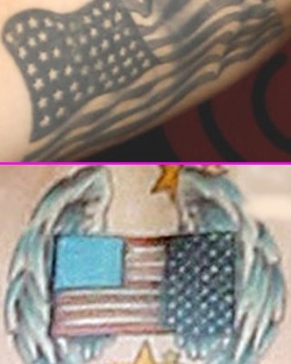 Guess What Patriotic Pop Celebs Have American Flag Tats
