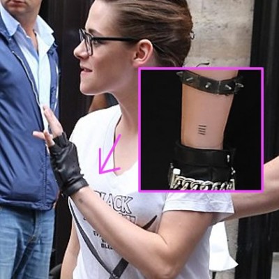Kristen Stewart Finally Reveals Secret Tattoo on Her Wrist!