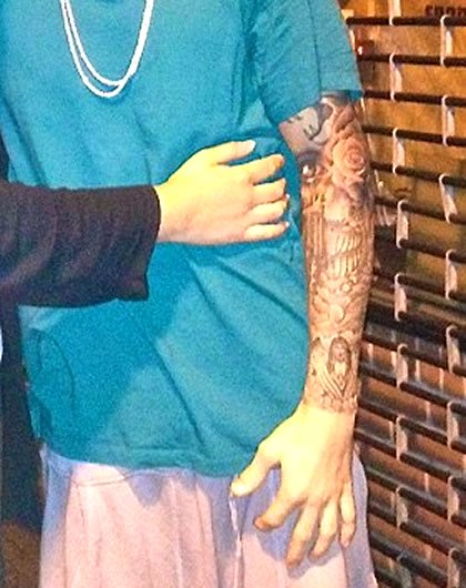 Justin Bieber Adds a Rose to His Arm Tattoos, Turning Them Into a Full Sleeve