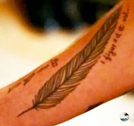 Liam Payne Shows Off Sweet “I Figured it Out” Tat on His Arm