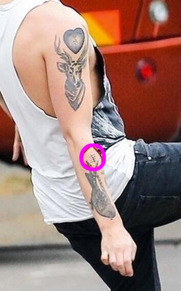 Louis tally marks tattoo