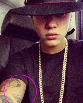 Justin Bieber’s Latest Tattoo is NOT of The Virgin Mary, So What is It?
