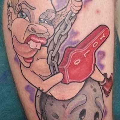 This Miley Cyrus “Wrecking Ball” Fan Tattoo is Ridiculous…and Hilarious