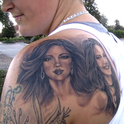 Devoted Woman Gets a Huge Selena Gomez Tattoo to Win Concert Tickets…for Her Sister!