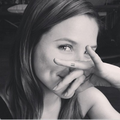 Sophia Bush Copies Miley Cyrus’ Equal Sign Tattoo on Her Finger