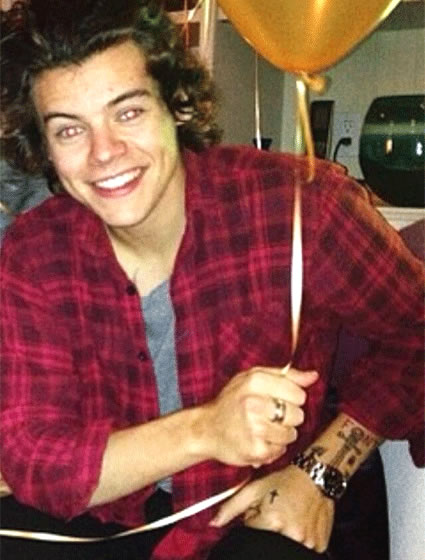 Harry Styles Adds a (Fake) “FONT” to His Newly Inked Anchor Wrist Tattoo