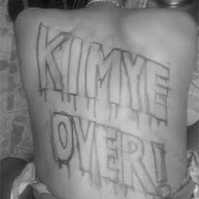 Kanye West Fan Gets Crazy Huge “KIMYE OVER!” Back Tattoo