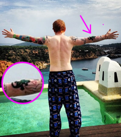 Ed Sheeran Gets Lizard Tattoo for New Album-Inspired Sleeve
