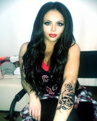 Little Mix’s Jesy Nelson Rocks Awesome New Skull and Rose Arm Tattoo