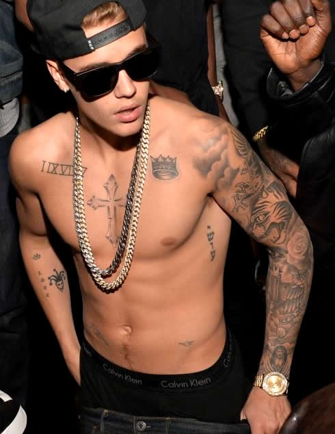 A “Top 5” Look at Justin Bieber’s Best & Worst Tattoos