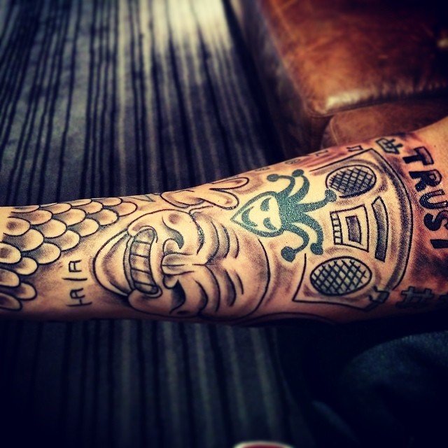 Justin Bieber Adds Close to a Dozen New Tattoos to His Half-Sleeve