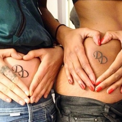 Cara Delevingne and Jourdan Dunn Get Matching “DD” Initial Tattoos