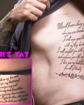 Dean McDermott Reveals New Wedding Vows Tat for Tori on His Ribcage