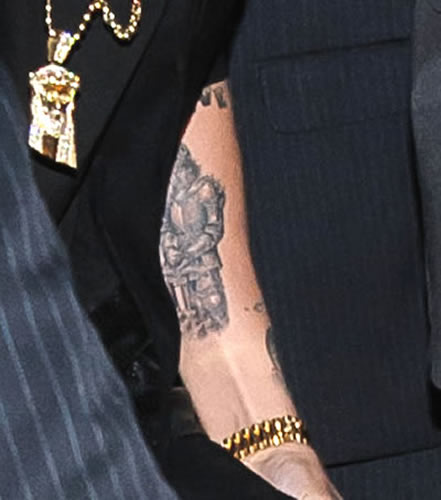 Justin Bieber’s Knight Tattoo on His Arm