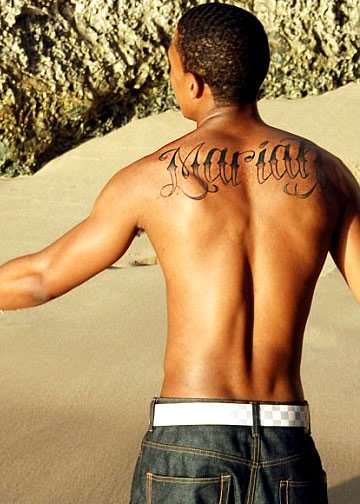 What Will Nick Cannon Do About His “Mariah” Back Tat When the Divorce is Final?