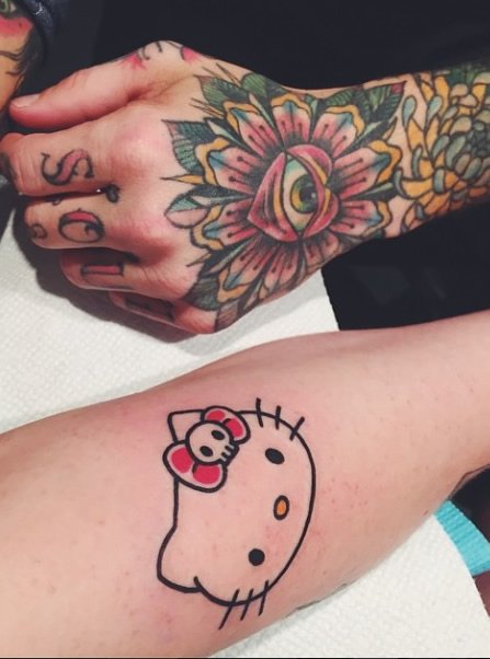 Ireland Baldwin Gets Hello Kitty Arm Tattoo to Celebrate 19th Birthday