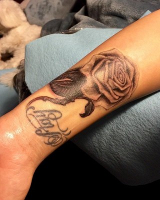 Demi Lovato Covers Up Lip Print Tattoo With New Rose Ink