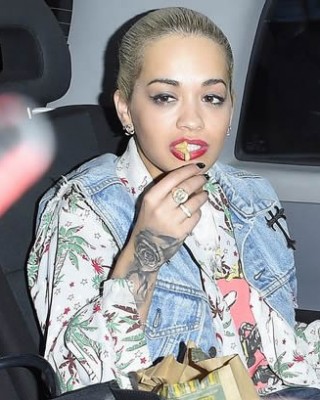 Rita Ora Covers Up Feather Hand Tattoo With Intricate Rose Ink