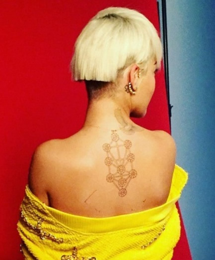 Rita Ora Debuts Cool New Geometric Tree of Life Tattoo on Her Back