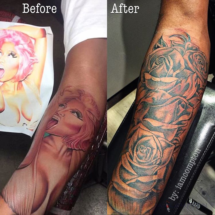 Safaree Samuels Finally Covers Up Nicki Minaj Tribute Tattoo on His Arm