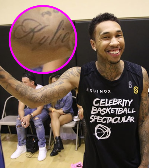 Will Tyga Cover Up His “Kylie” Arm Tattoo Now That the Two Have Called it Quits??