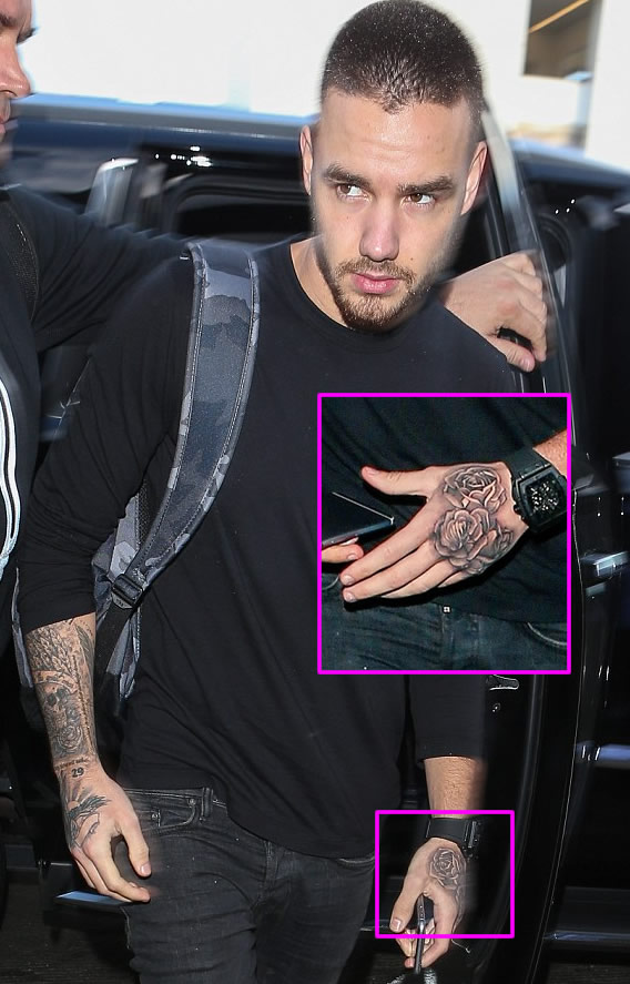 Check Out the New Roses Tattoo on Liam Payne’s Hand!