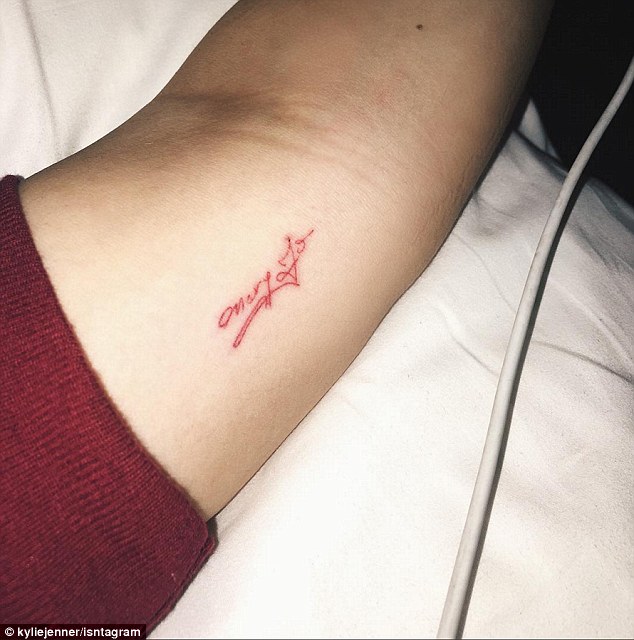Kylie Jenner’s Mysterious Red Tattoos – Find Out What They All Mean!