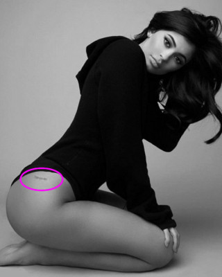 Kylie Jenner Shows Off “Sanity” Hip Tattoo in Sexy Photo Shoot
