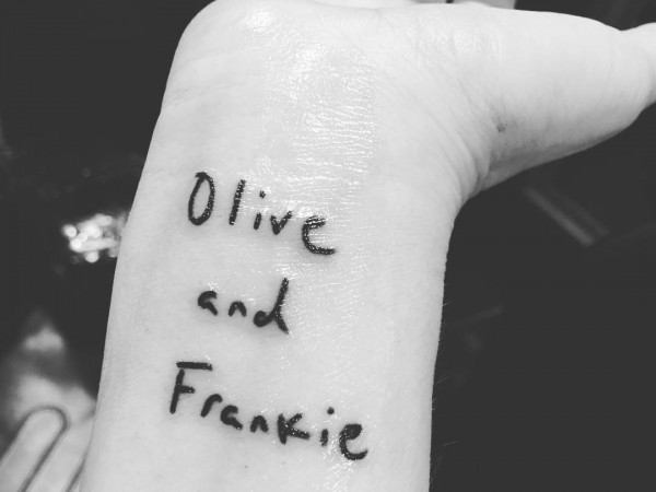drew barrymore olive frankie tattoo