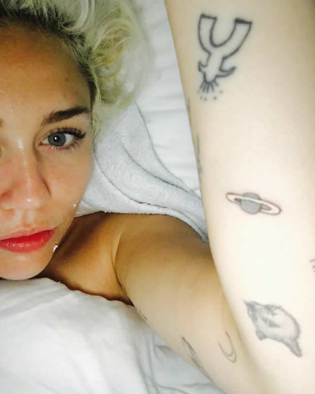 Miley Cyrus’ New Planet Tattoo is Confusing as Hell