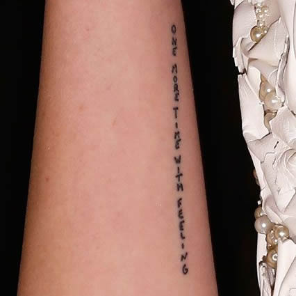 We Can All Relate to Kristen Stewart's Delicate New Arm Tattoo- PopStarTats