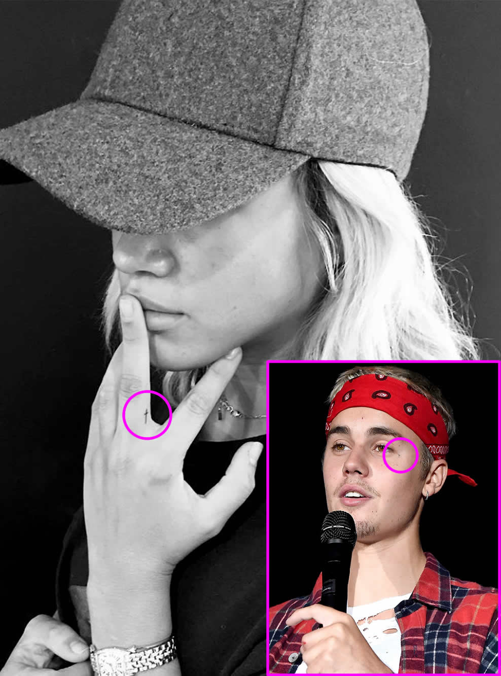 Sofia Richie Copies Justin Bieber’s Cross Tat & Inks His Favorite Bible Verse On Her Neck