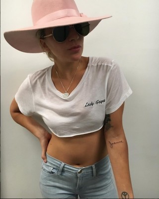 Lady Gaga and Her Dad Got Matching “Joanne” Album Title Tattoos