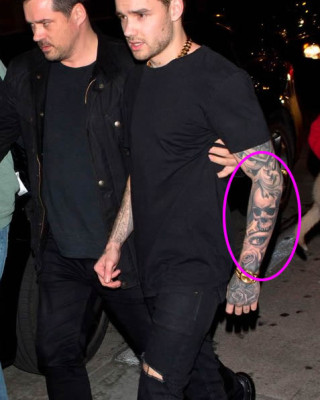 Liam Payne Adds Skull and Eye Tattoos to His Growing Left Sleeve