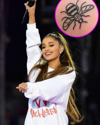 Ariana Grande Honors Victims of Manchester Bombing Attack with New Worker Bee Tattoo