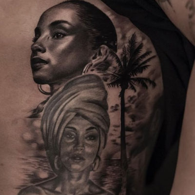 Drake Honors Sade Again With Another Portrait Tat
