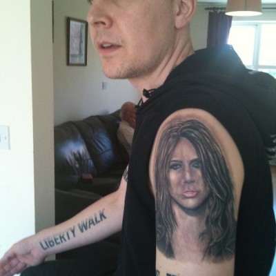 Check Out This Guy’s 15 Miley Cyrus Tattoos!