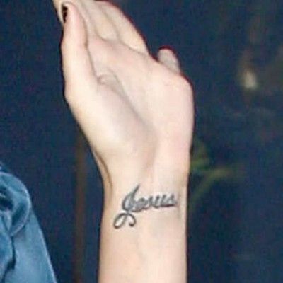 Katy Perry’s Wrist “Jesus” Tattoo