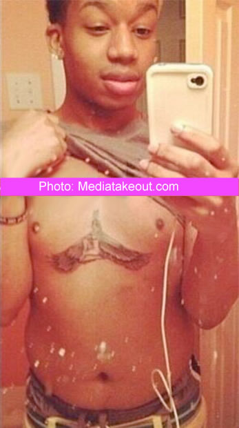 Teen Boy Copies Rihanna’s Goddess Chest Tattoo