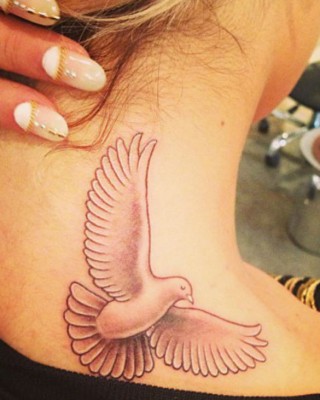 Rita Ora Gets New Dove Tattoo & Turns the Needle on Tattoo Artist Bang Bang