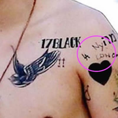 Harry Styles’ NY, LA, and LDN Tattoos on His Arm