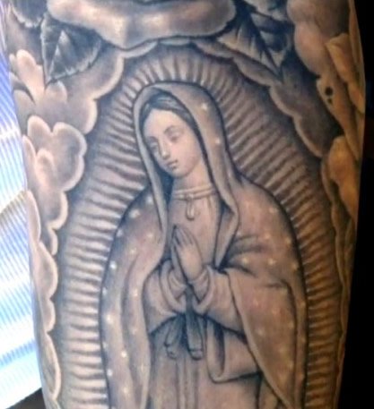 Buy Virgin Mary Tattoo, Mother of God Tattoo, Fake Tattoo, Black Tattoo,  Flash Tattoo, Religious Tattoo, Symbol Tattoo, Mary Mother of Jesus Online  in India - Etsy