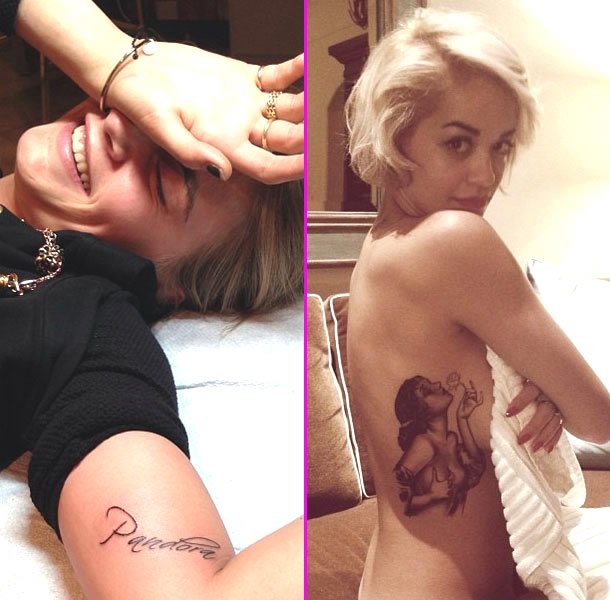 BFFs Rita Ora and Cara Delevingne Get Inked Together in NYC
